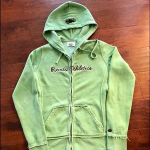 Distressed Zip Up Hoodie